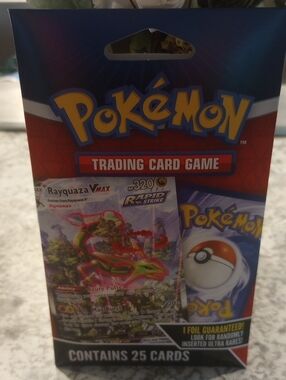 Trading Card Game Booster Box - Red & Blue Packaging